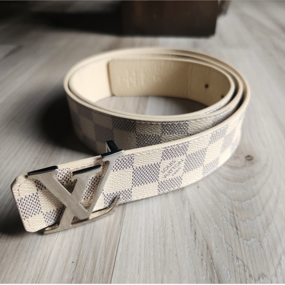 LOUIS VUITTON DAMIER AZURE BELT